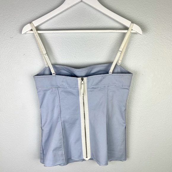 Dolce & Gabbana Blue Fitted Corset Top | Sz 44 - Picture 5 of 7